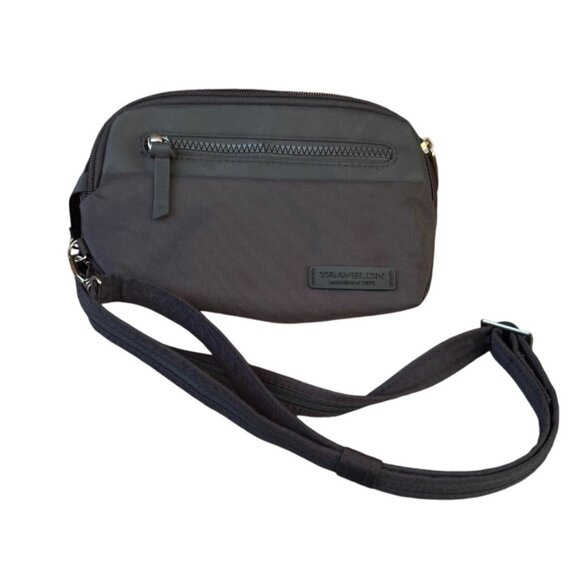 TRAVELON Anti-Theft Metro Convertible Crossbody Small Black Bag RFID - Picture 4 of 12
